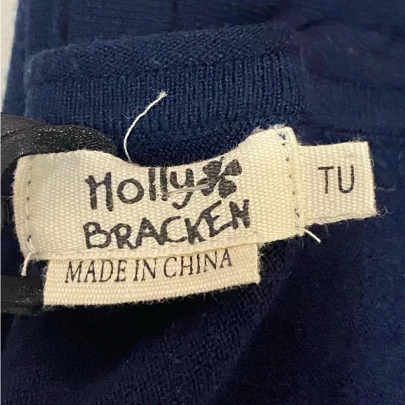 Molly Bracken Navy laced  poncho - Picture 10 of 11